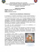 CONCEPTOS DE ENSEÑANZA APRENDIZAJE