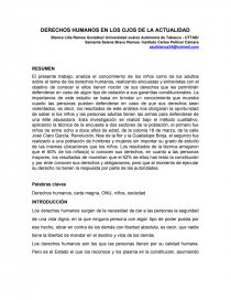 DERECHOS HUMANOS EN LOS OJOS DE LA ACTUALIDAD. Página 1