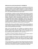 INEFICACIA DE LAS POLÍTICAS SOCIALES Y ECONÓMICAS