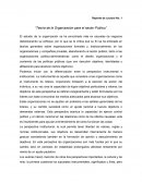 Teoría de la Organización para el sector Público