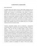 El malestar de la globalización