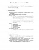 Principales actividades y decisiones de marketing