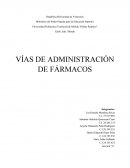 Vias de administración de farmacos