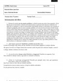 Informe de lectura Jane Eyre