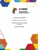 Educacion y pensamiento critico