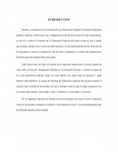 Educación Especial e Inclusión Educativa