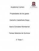 Experimento propiedades de los gases
