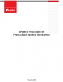 Produccion Aceites Lubricantes