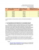 La Importancia del Internet en la sociedad
