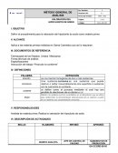 VALORACION DEL HIPOCLORITO DE SODIO