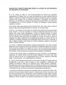 ANÁLISIS DEL CONSTITUCIONALISMO DESDE LA LLEGADA DE LOS ESPAÑOLES EN 1492 HASTA LA ACTUALIDAD