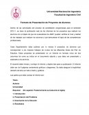 Formato de Presentación de Proyectos de Alumnos