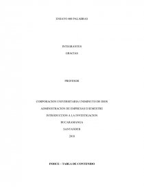 Administracion de empresas. Introduccion a la investigacion. Página 1