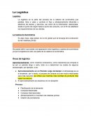 La Logística. Áreas de logística