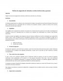 Política de asignación de vehículos a niveles de dirección y gerencia