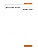 Personajes ¿Son iguales Sonia y Raskolnikov?