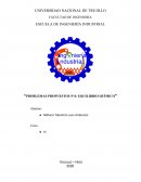 PROBLEMAS PROPUESTOS N°6: EQUILIBRIO QUÍMICO