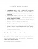 Caracteristicas de la adminitración de los recursos humanos