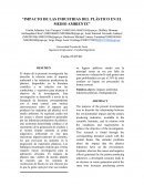 IMPACTO DE LAS INDUSTRIAS DEL PLÁSTICO EN EL MEDIO AMBIENTE