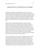 IMPORTANCIA DE LA ESTADÍSTICA EN COLOMBIA