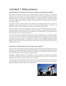 Química metabolismo. Actividad 7: Hidrocarburos