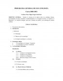 PROGRAMA GENERAL DE ESCATOLOGÍA