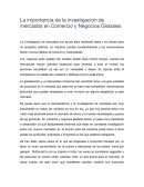 La importancia de la investigación de mercados en Comercio y Negocios Globales