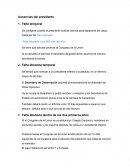 Ausencias del presidente