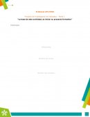 La base de esta actividad, es iniciar su proyecto formativo