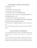 PLIEGO DE PREGUNTAS A TESTIGOS DE LA PARTE DEMANDADA