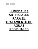 HUMEDALES ARTIFICIALES PARA EL TRATAMIENTO DE AGUAS RESIDUALES