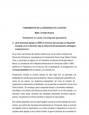 FUNDAMENTOS DE LA SEGURIDAD DE LA NACION