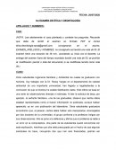 EXAMEN DE ÉTICA Y DEONTOLOGÍA