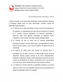 Relacion entre violencia y ritos