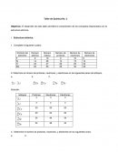 Taller quimica basica #1