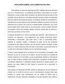 REFLEXIÓN SOBRE LOS ELEMENTOS DEL MAC