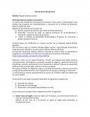 Plan de desarrollo personal