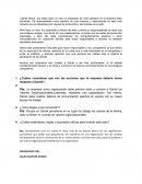 Caso de valores organizacional