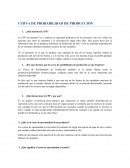 CURVA DE PROBABILIDAD DE PRODUCCIÓN