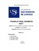 Trabajo final: Shampoo ego