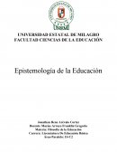 Epistemología de la Educación