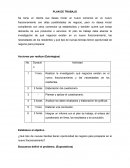Plan de Trabajo Estadistica