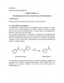LABORATORIO Nº 6 POLIMERIZACION POR ADICION DEL POLIESTIRENO