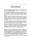 El concepto de competencias