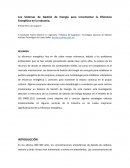ARTÍCULO DE REVISIÓN Los Sistemas de Gestión de Energía para incrementar la Eficiencia Energética en la Industria