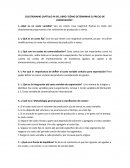CUESTIONARIO CAPÍTULO III DEL LIBRO “CÓMO DETERMINAR EL PRECIO DE EXPORTACIÓN”