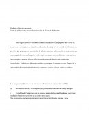 Producto o Servicio propuesto: Venta de pollo crudo y precocido en la ciudad de Talara El Pollito Pío