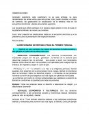 Cuestionario Derecho comercial