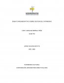 Ensayo argumentativo sobre gestión del patrimonio