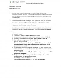 La informática Guía de ejercicios – Parte 1. Página 1